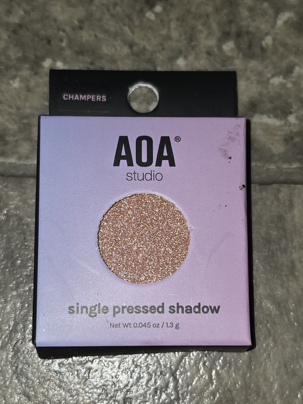 AOA Studio Single Shimmer Eyeshadow — Champers BNIB